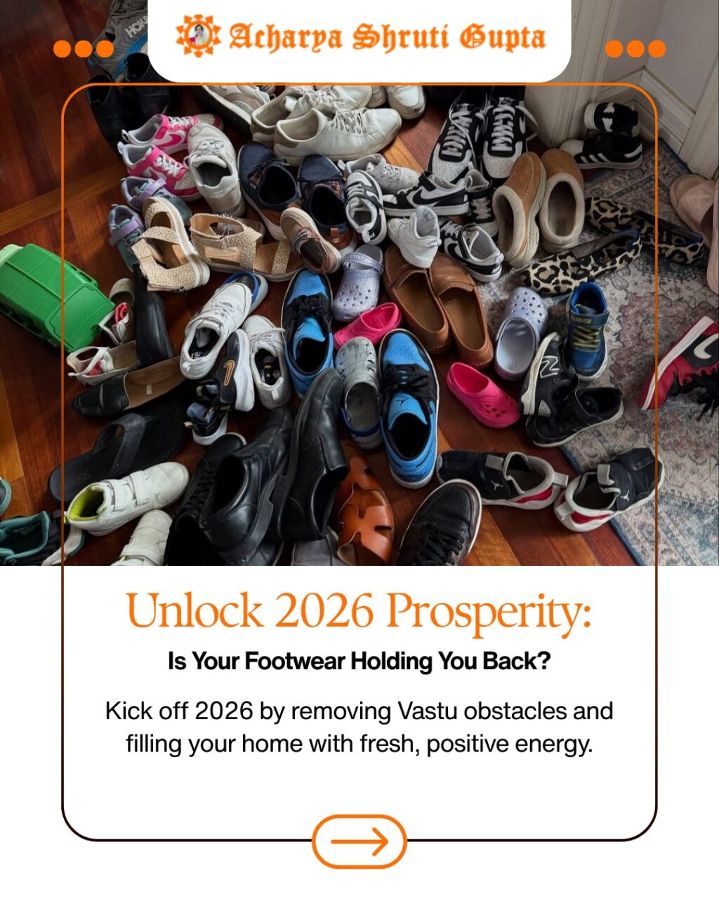 Instagram post from mahavastushruti. This post is in position 0.