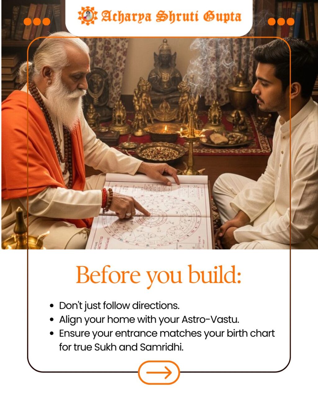 Instagram post from mahavastushruti. This post is in position 3.